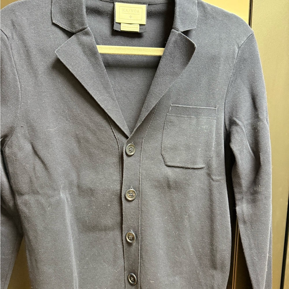 KA/NOA navy blue Button-Up Jacket